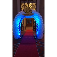 Balloon Tunnel Entrance With Light 